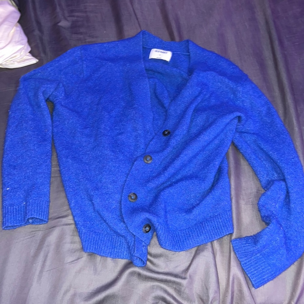 Soft blue sweater